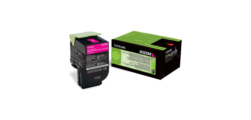 Lexmark 80C2Sx0 toners couleurs séparées pour imprimante laser