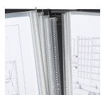 Protège-documents à faisceaux Voltiplast Oxford 100 pochettes - 200 vues