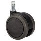 Lot of 5 self-braking 65 mm casters special for hard floors