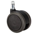 Lot de 5 roulettes universelles auto-freinées 65mm spéciales sols durs