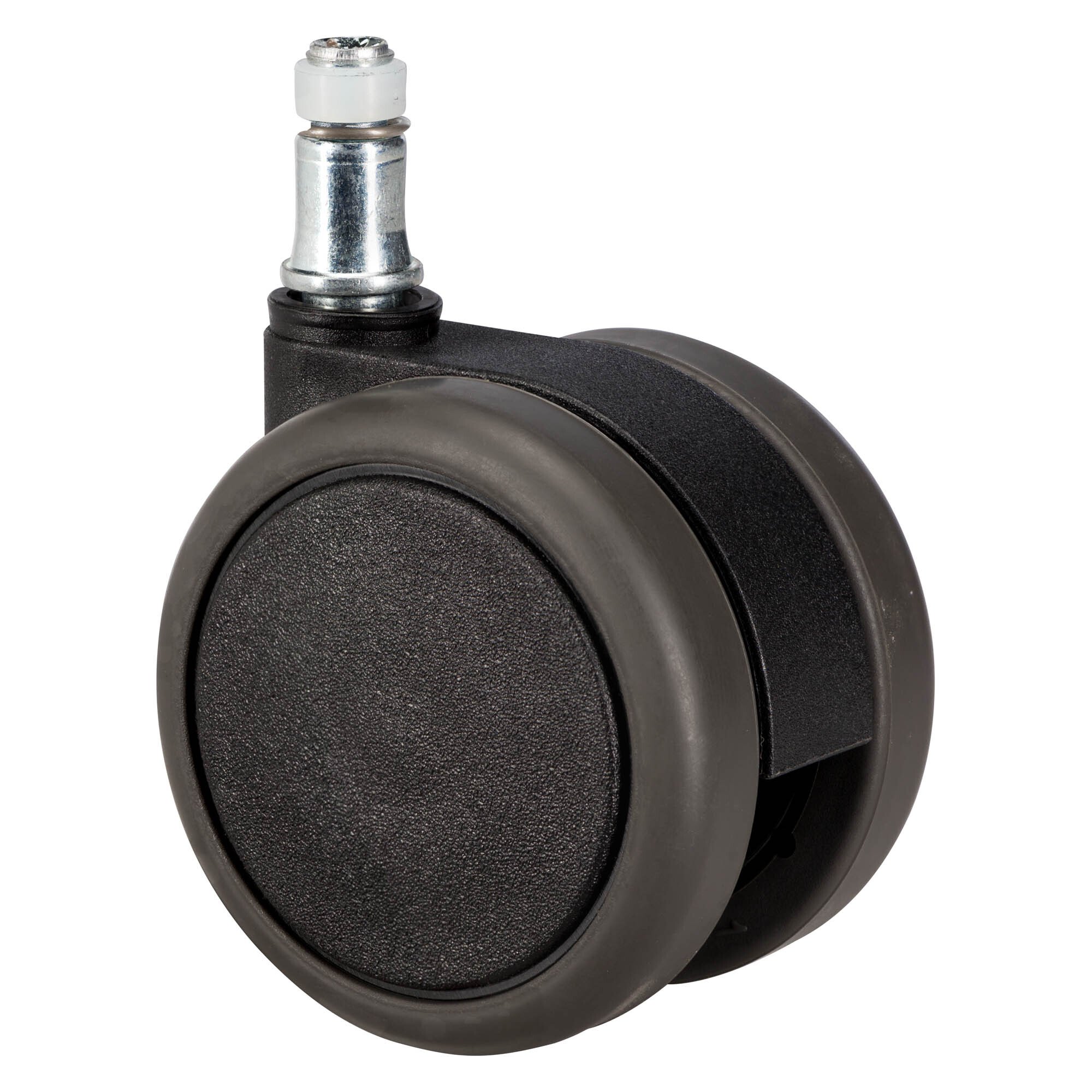 Lot de 5 roulettes auto-freinées 65 mm spéciales sols durs