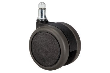 Lot de 5 roulettes auto-freinées 65 mm spéciales sols durs