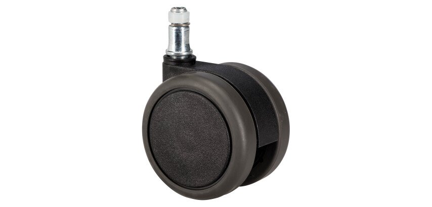 Partie mit 5 selbstbremsenden Rollen 65 mm speziell für harte Böden