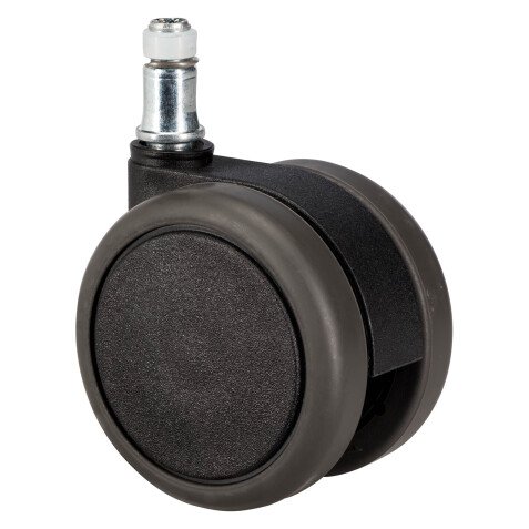 Lot de 5 roulettes auto-freinées 65 mm spéciales sols durs