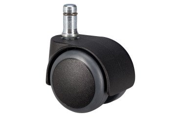 Set of 5 universal wheels 50 mm with cap especially for hard floor covering