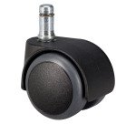 Lot de 5 roulettes universelles 50mm avec capot spéciales sols durs