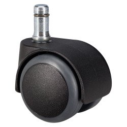 Lot de 5 roulettes universelles 50mm avec capot spéciales sols durs