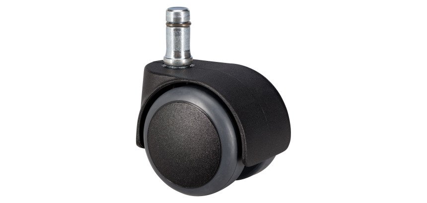 Lot de 5 roulettes universelles 50mm avec capot spéciales sols durs