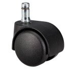 Lot de 5 roulettes universelles spéciales sols souples avec capot