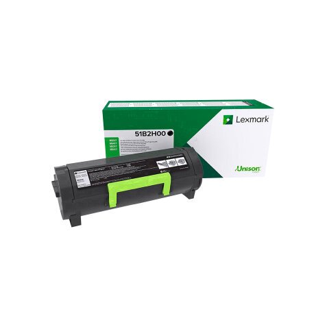 Lexmark 51B2H00 toner hoge capaciteit zwart voor laserprinter 