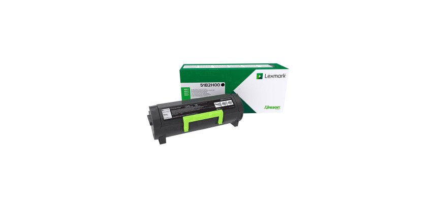 Lexmark 51B2H00 Toner haute capacité noir pour imprimante laser