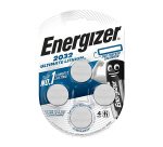 Knoopbatterij Ultimate Lithium CR 2032 Energizer - blister van 4 batterijen