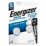 Knopfzelle Ultimate Lithium CR2025 Energizer - Blister von 2 Batterien 