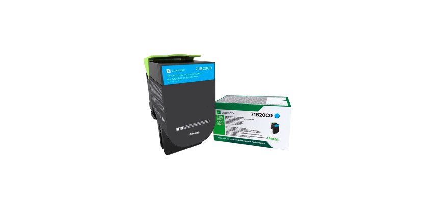 Lexmark 71B20X0 toners separate colors for laser printer