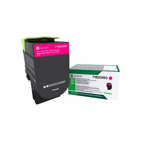 Lexmark 71B20M0 tóner original magenta
