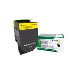 Lexmark 71B20X0 toners separate colors for laser printer