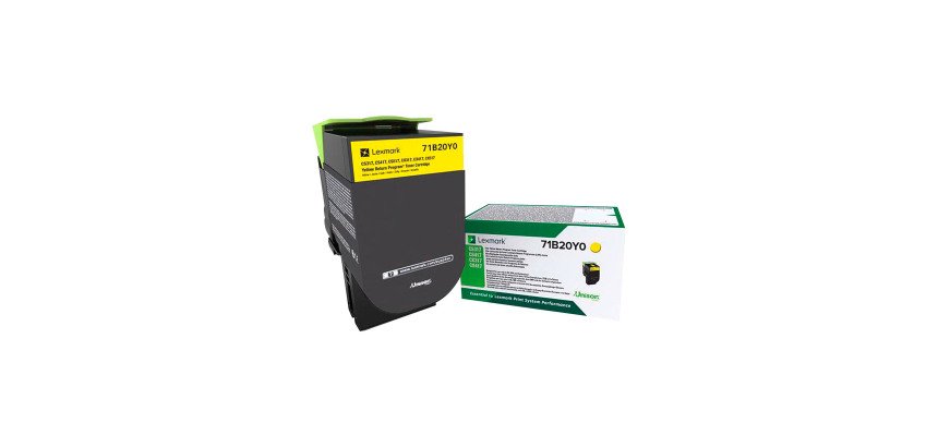 Lexmark 71B20x0 - Toners couleurs séparées pour imprimante laser
