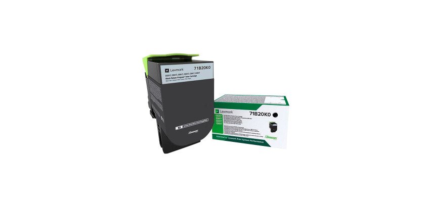 Lexmark 71B20K0 toner black for laser printer 