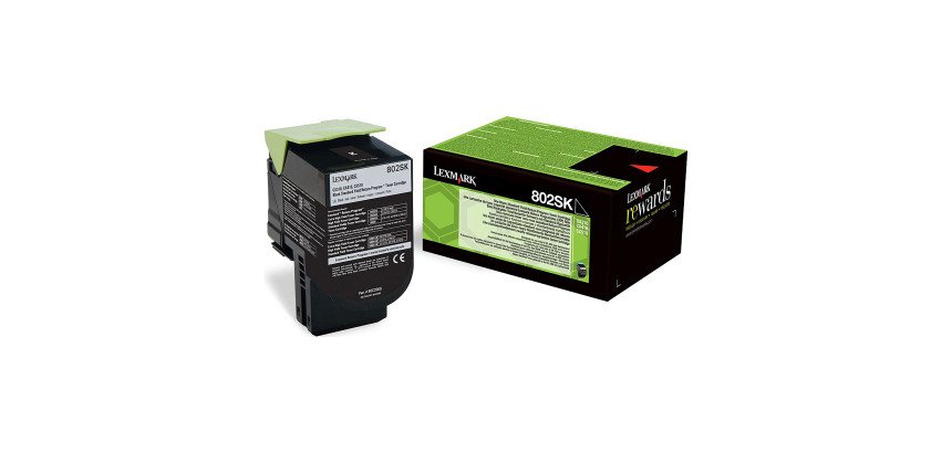Lexmark 80C2SK0 - Toner noir pour imprimante laser