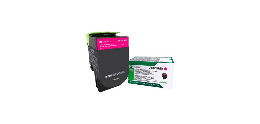 Lexmark 71B2HK0 - Toners haute capacité couleurs séparées pour imprimante laser