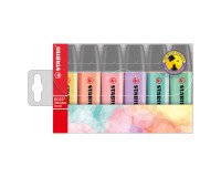 Subrayador Stabilo Boss colores pastel - Estuche de 6