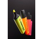 Surligneur Stabilo Boss couleurs assorties - Pot à crayon de 6