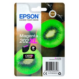 Cartuccia inchiostro Epson originale 202XL magenta c13t02h34010