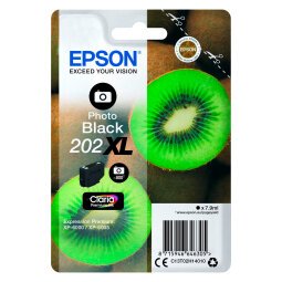 Epson 202XL cartridge hoge capaciteit zwart foto voor inkjetprinter 