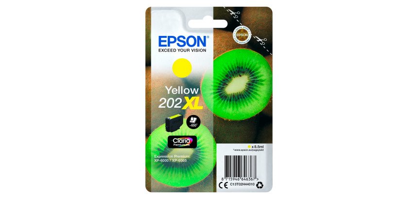 Epson 202XL cartouche haute capacité couleurs séparées pour imprimante jet d'encre