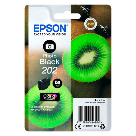 Epson 202 cartridge foto zwart voor inkjetprinter 