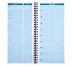 Carnet reliure spirale à faire 125 feuilles