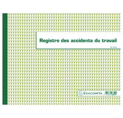 Registre piqûre accidents du travail Exacompta 6619E