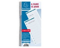 Carnet reliure spirale à faire 125 feuilles