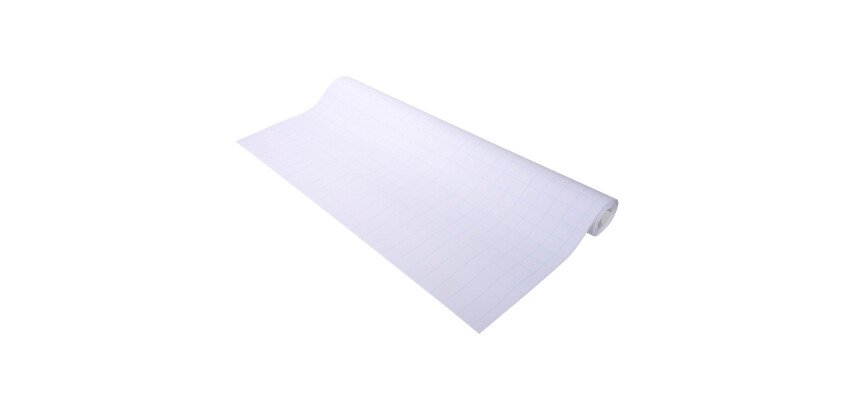 Bloc de 40 feuilles blanches quadrillées standard Exacompta L 63 x H 98 cm