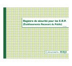 Registre de sécurité incendie pour les établissements recevant du public Exacompta 6623E