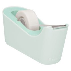 Dévidoir adhésif lourd Scotch C18 - Couleur pastel