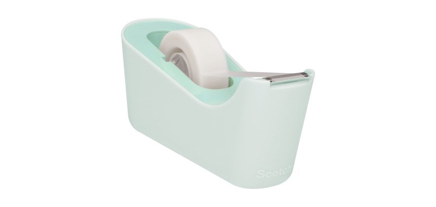 Dévidoir adhésif lourd Scotch C18 - Couleur pastel