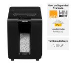 Destructora DIN4 Fellowes automática Híbrida Automax 100M corte en partículas P-4 23L