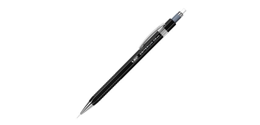 Porte mines rechargeable Critérium Bic pointe 0,5 mm noir