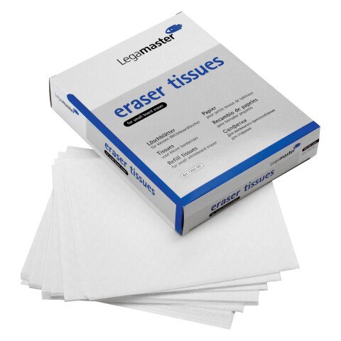 Recambios de papel borrador margnético para pizarra blanca Legamaster - Caja de 100