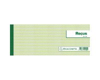 Carnet de reçus avec souche Exacompta 10,5 x 27 cm