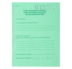 Livret individuel de contrôle des conducteurs 5070E