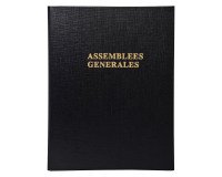 Register for deliberations of the general assembly 4 rings Exacompta 