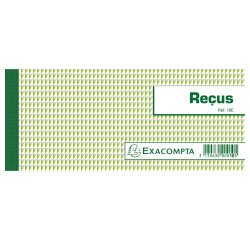 Carnet à souche "reçus" Exacompta 9 x 13 cm