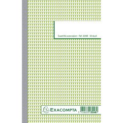 Manifold Exacompta 3248E - 50 pages 13,5 x 21 cm Autocopiant 2 exemplaires