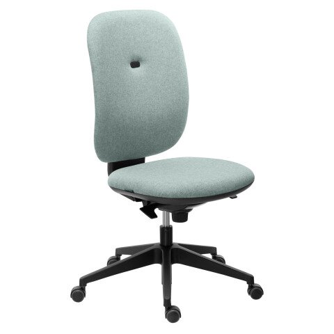 Silla de oficina Alia verde - respaldo tejido