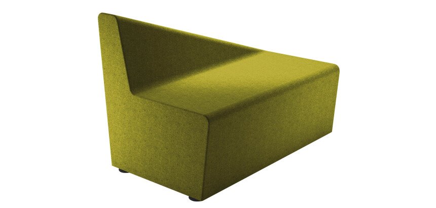 Module Mendi - Chauffeuse 2 places/dos incliné à droite