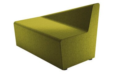 Module Izaki - Zetel 2 plaatsen / met naar links hellende rug