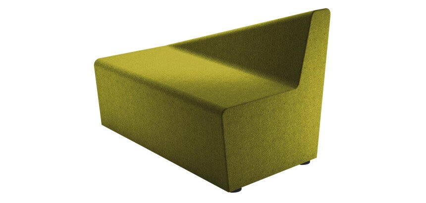 Module Mendi - Chauffeuse 2 places/dos incliné à gauche