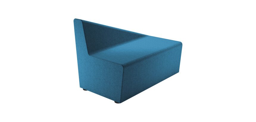 Module Izaki - Chauffeuse 2 places/dos incliné à gauche